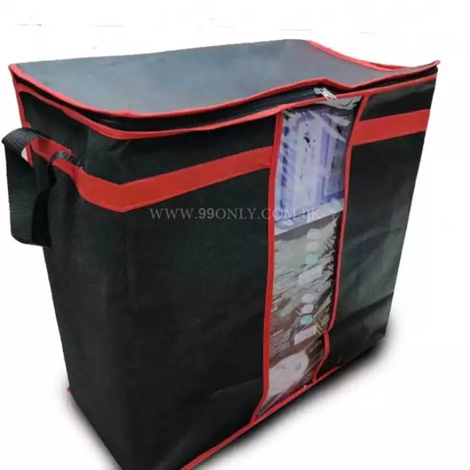 Large Storage Blanket Bag Organizer Cloth Storage Boxes For Wardrobe..