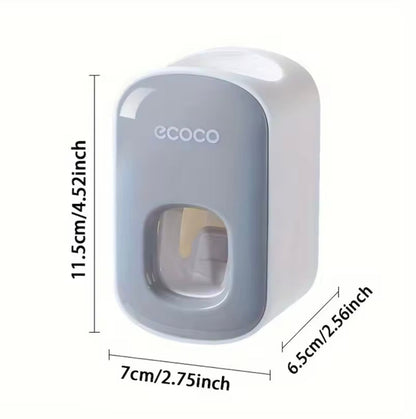 Automatic Wall Mounted Toothpaste Dispenser – Ecoco Hands-Free Toothpaste Squeezer for Bathroom