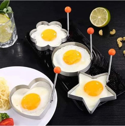 Egg Mold 4 pcs Stainless Steel Egg Mold (4 pcs)